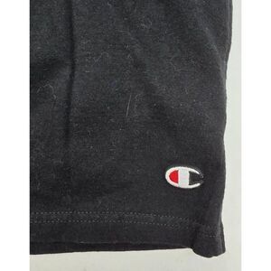 Vintage Champion Mens Authentic Black Shorts Size Large Cotton/Polyester Blend